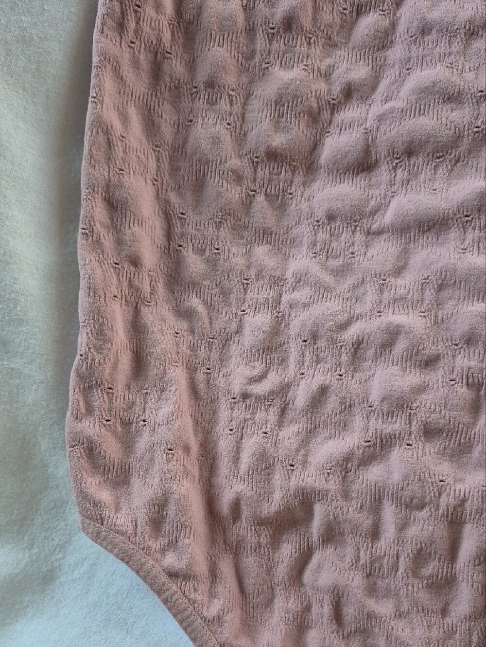Intimately Free People Pastel Pink Cutout Eyelet Bodysuit Size XS - Picture 7 of 14